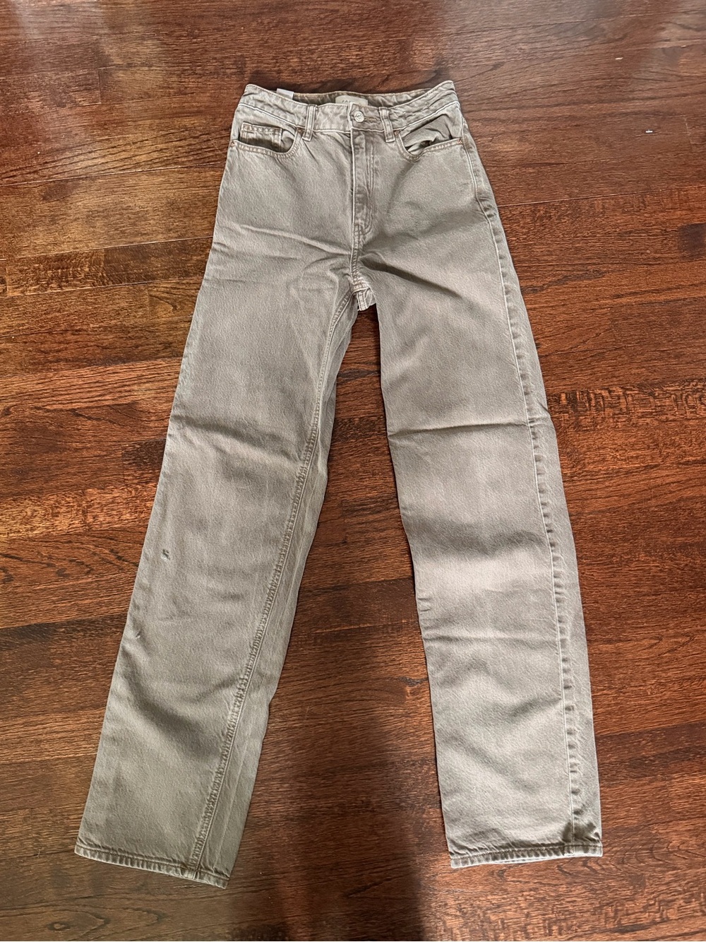 PacSun Straight-Leg Men's Jeans in Light Gray
